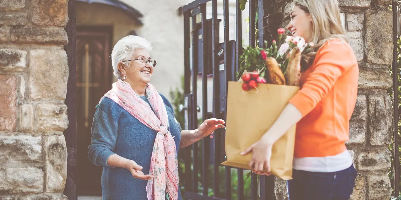 Einkaufshilfe für Senioren / Aide à l'achat pour les personnes âgées Einkaufshilfe für Senioren / Aide à l'achat pour les personnes âgées
