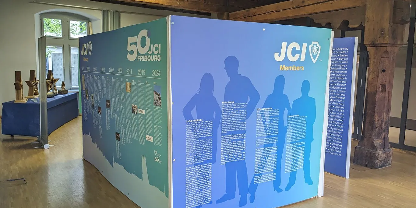 50 ans JCI Fribourg – l’Exposition / 50 Jahre JCI Freiburg - die Ausstellung 50 ans JCI Fribourg – l’Exposition / 50 Jahre JCI Freiburg - die Ausstellung
